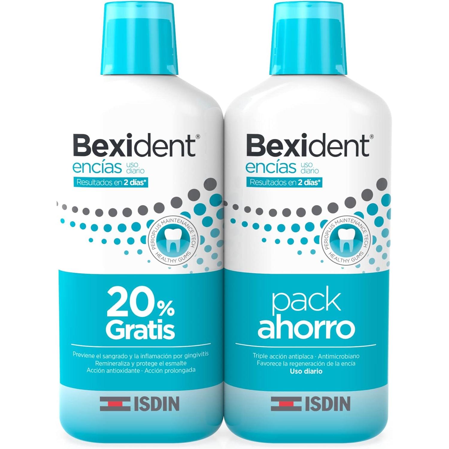 Isdin Duplo Bexident Encías Colutorio Uso Diario 500ml+500ml