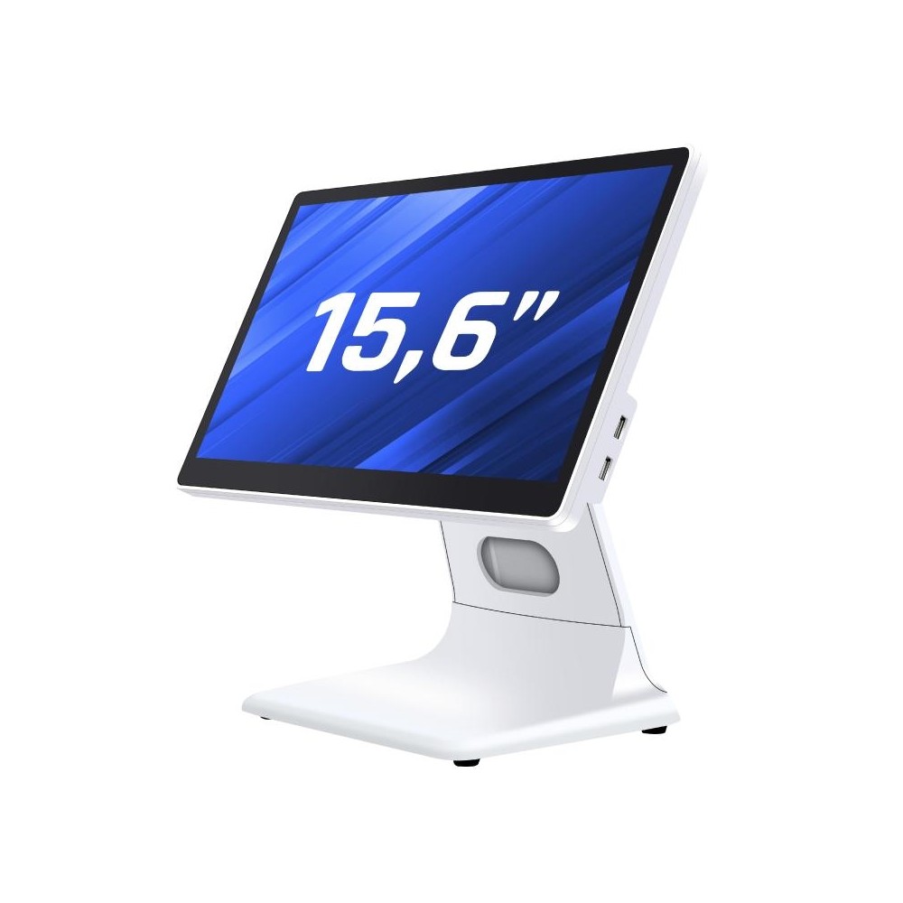 iggual TPV 15,6" 16:9 J4125 4+128GB no SO blanco