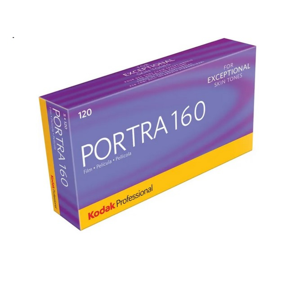 Carrete Kodak película analógica 5 Pack 120 PORTRA 160 FILM