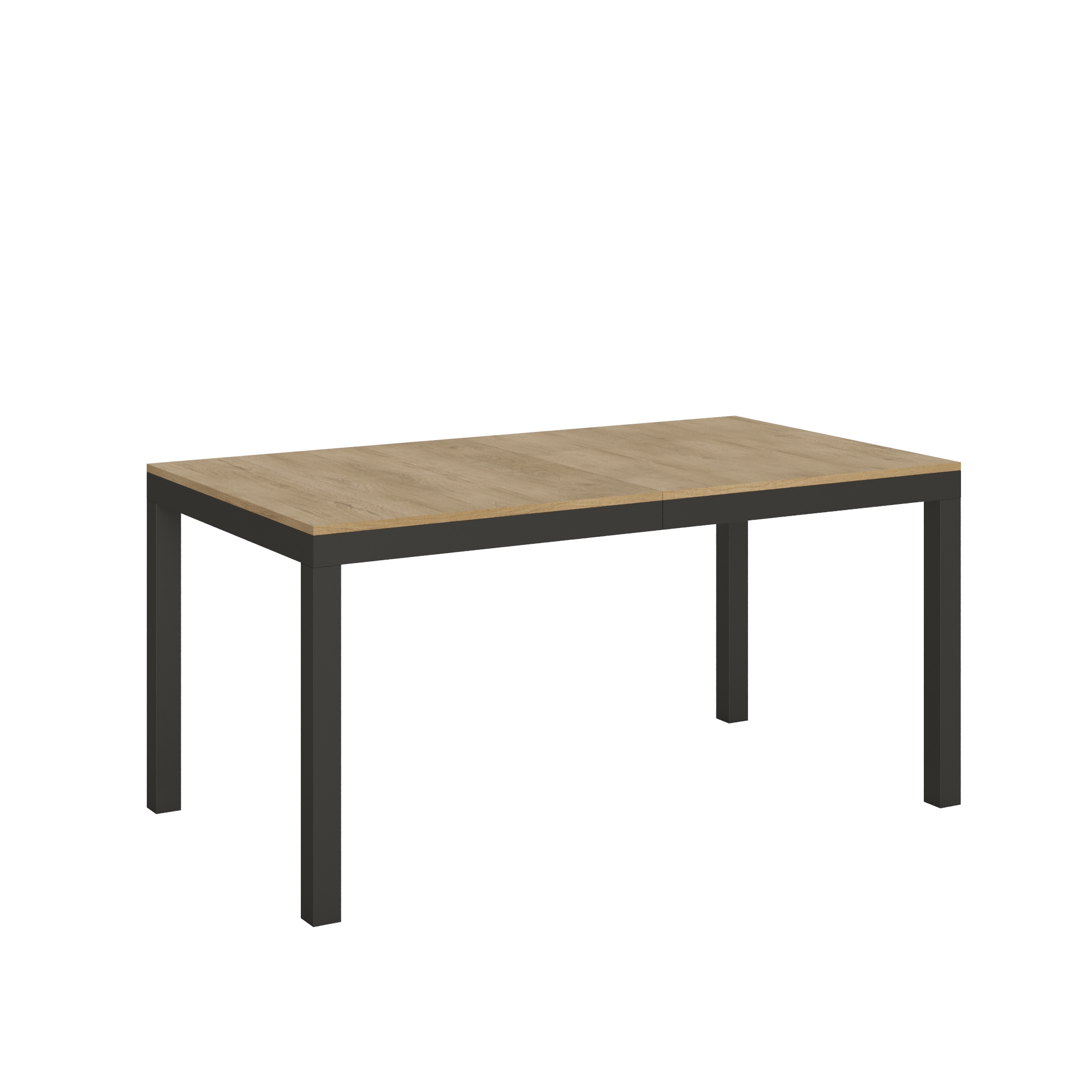Mesa extensible 90x160/420 cm Everyday Evolution Estructura Roble Nature Antracita - Itamoby