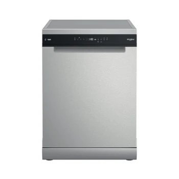 Whirlpool - Lavavajillas 60 cm W7F HP43 X de 15 cubiertos, clase energética C, inoxidable con tercera bandeja Flex y tecnología 6th Sense Power Clean