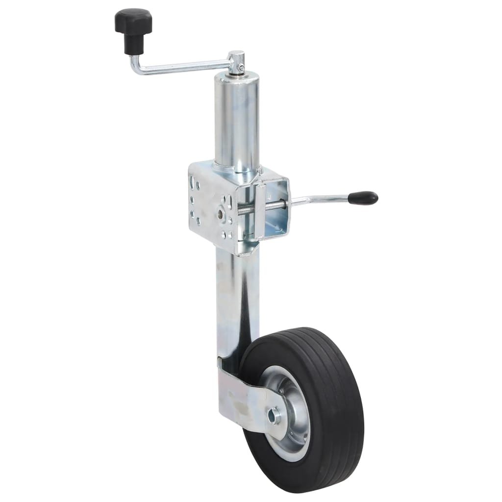 vidaXL Rueda Gato Remolque Abrazadera Partida Elevador Acero Galvanizado Dimensiones (53-75) x 29.5 cm, (54-76) x 29.5 cm, (63-87.5) x 32 cm