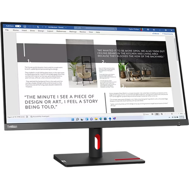 Monitor LED Lenovo ThinkVision S27i-30 de 68,6 cm (27")