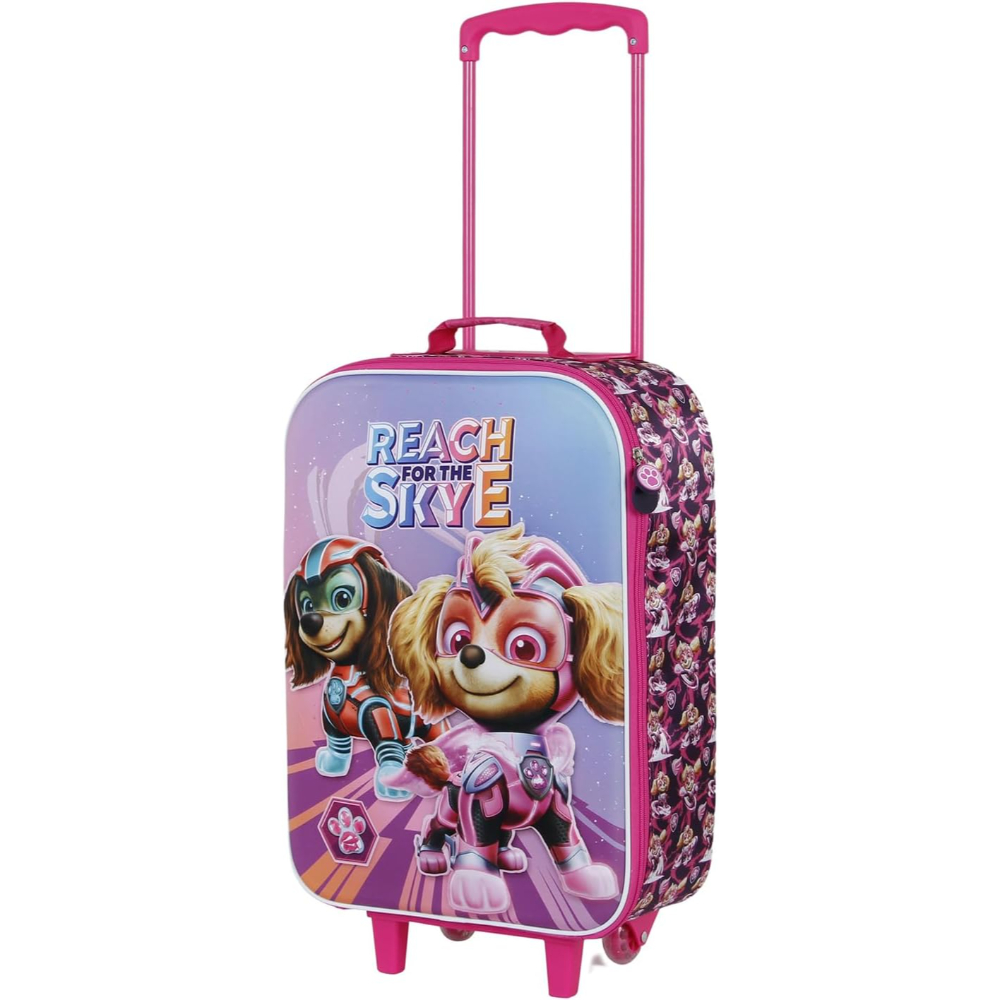 Patrulla Canina Maleta 3D Rosa Estampada