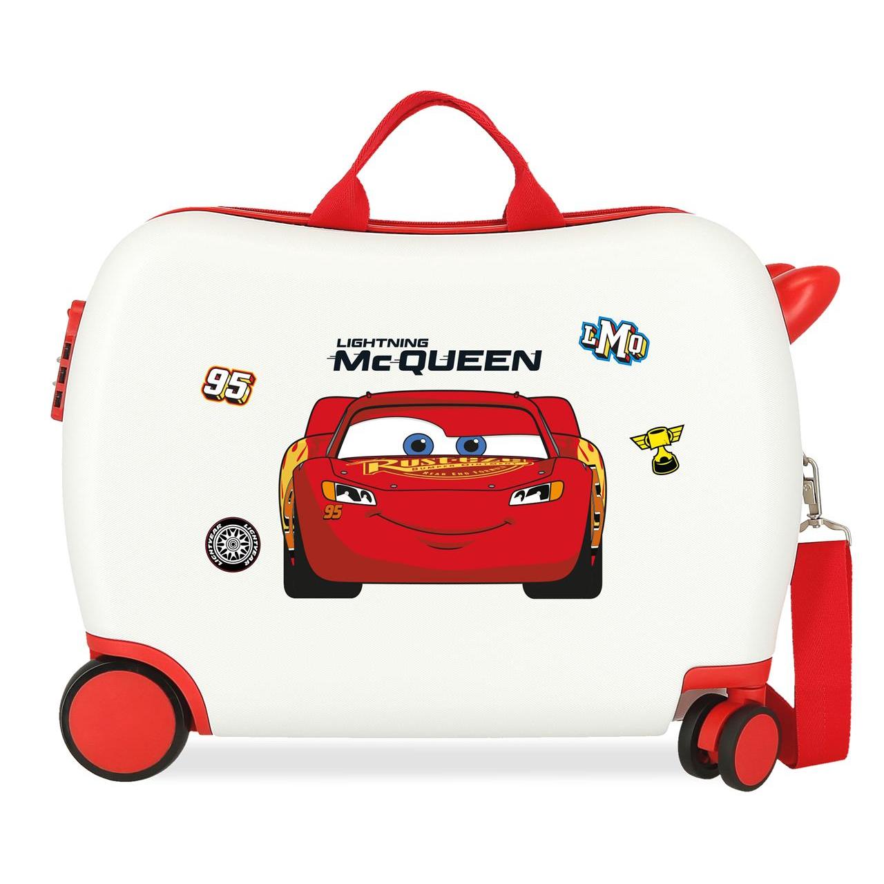 Maleta Infantil Disney Mcqueen Red 38x50x20cm