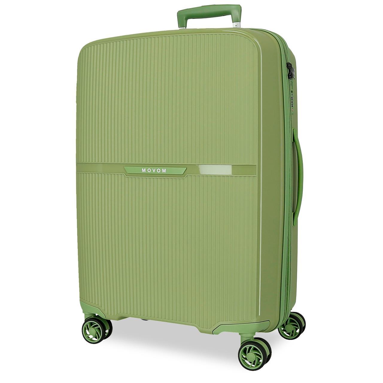 Maleta Mediana Movom Moon 45x66x28,5 cm, Ligera y Resistente con Cierre TSA