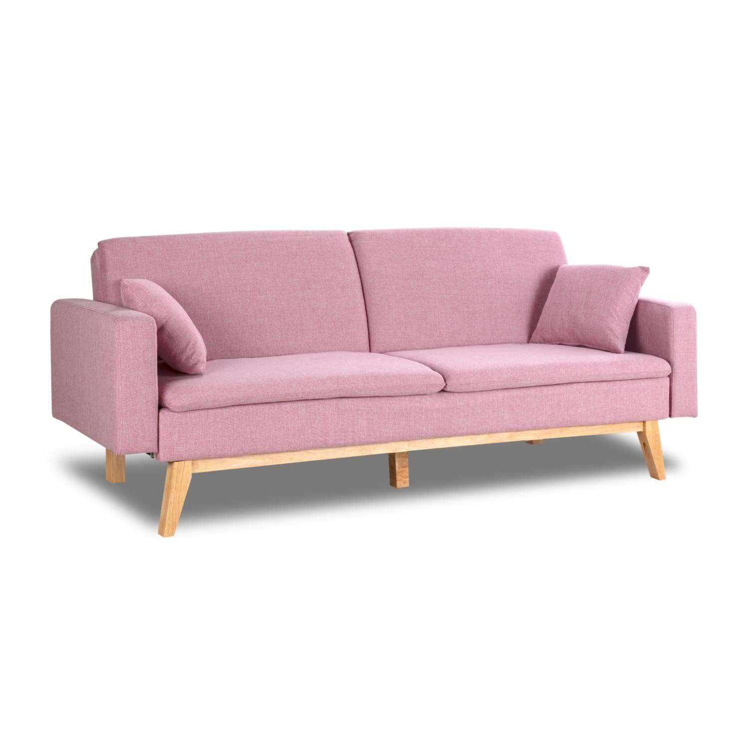 Nalui Sofá Cama Reine Rosa 3 Plazas