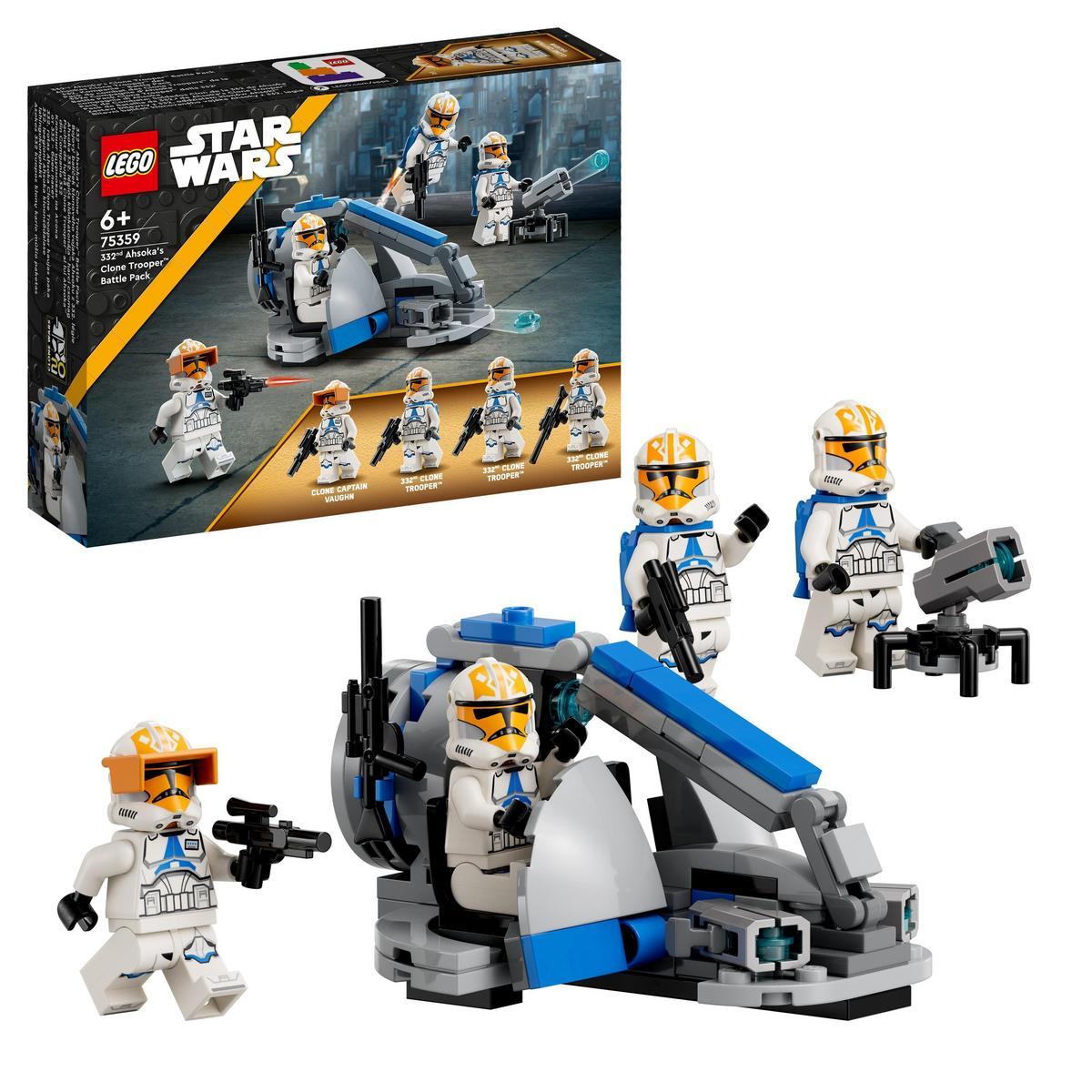 LEGO - Set de juguetes de construcción LEGO® Star Wars™ 75359 Pack de Combate: Soldados Clon de la 332 de Ahsoka, para niños y niñas a partir de 6 años (108 piezas)