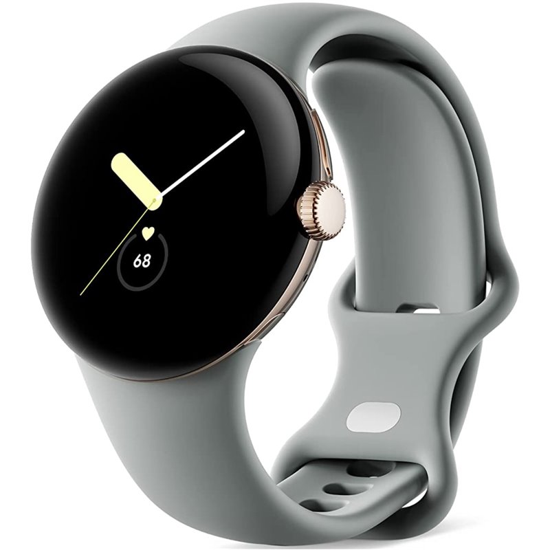 Google Pixel Watch WiFi 41mm Caja Dorado y Correa Deportiva Avellana