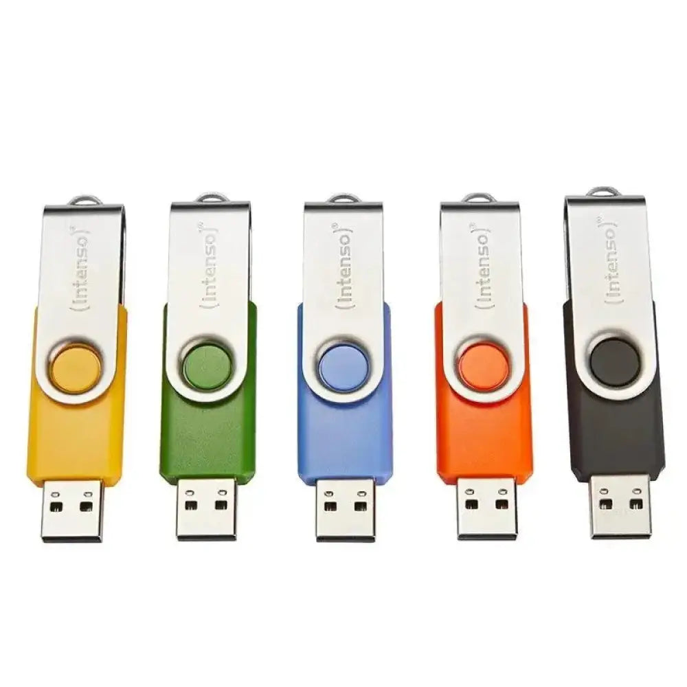 Pen Drive Pendrive Intenso Basic Line 8GB USB 2.0 Giratorio Multicolor Pack 10 Unidades