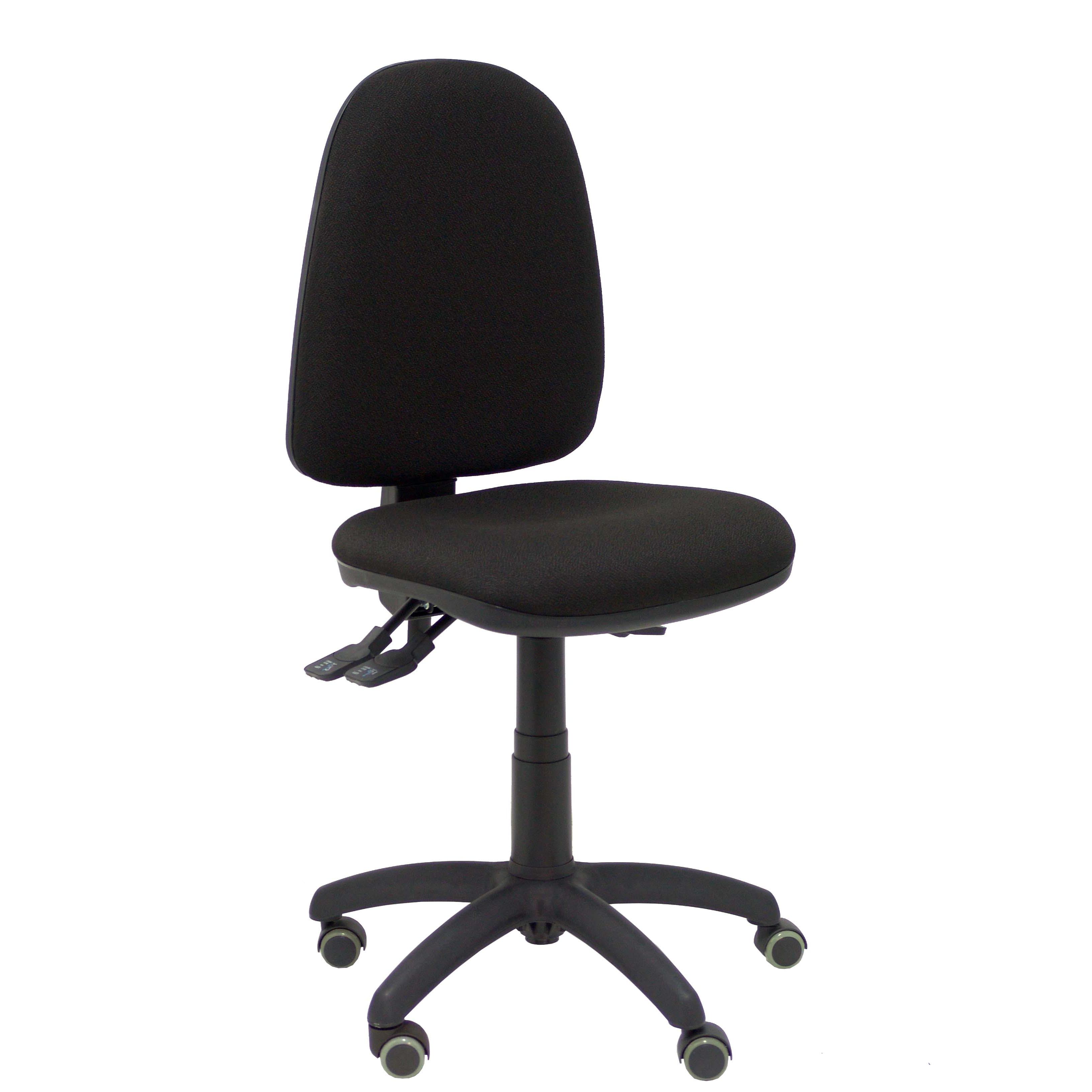 Piqueras Y Crespo Silla de Oficina Ergonómica Regulable en Altura con Mecanismo Sincro y Base Poliamida de Alta Resistencia