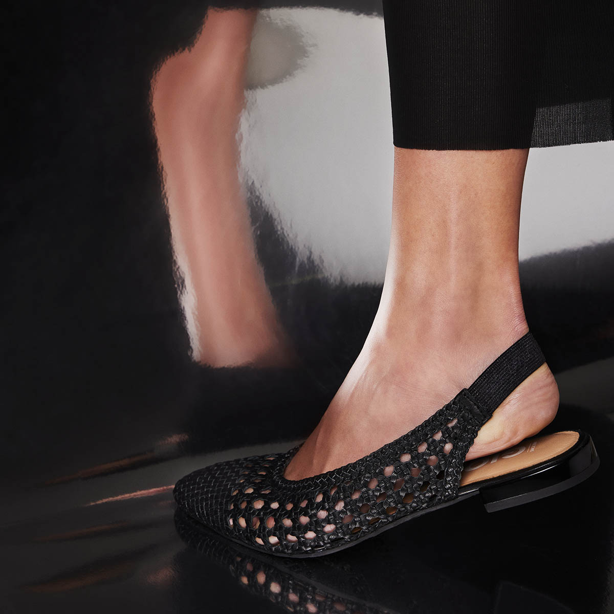 Gioseppo Bailarinas de Piel Negras Mujer Guatavita - Cómodos y Elegantes