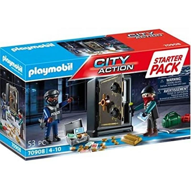 Starter Pack Caja Fuerte PLAYMOBIL 70908 | Minifiguras