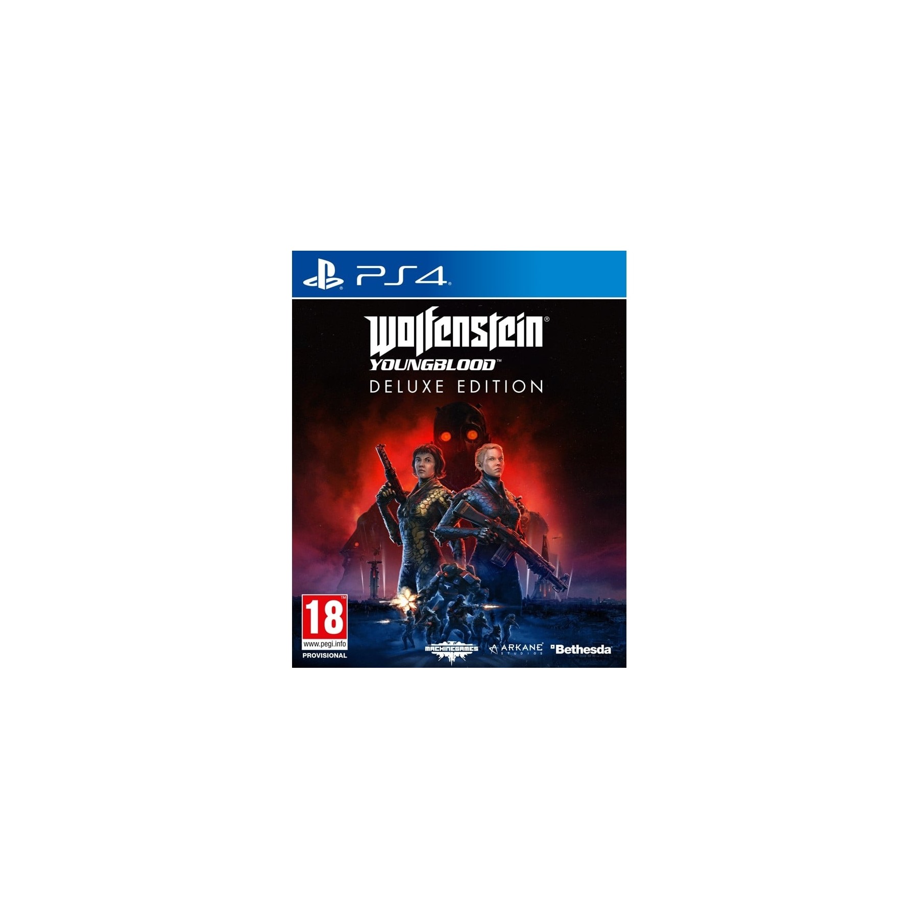 Sony Clara Wolfenstein: Youngblood Deluxe Edition Juego Para Consola Playstation, Ps4 Talla 4