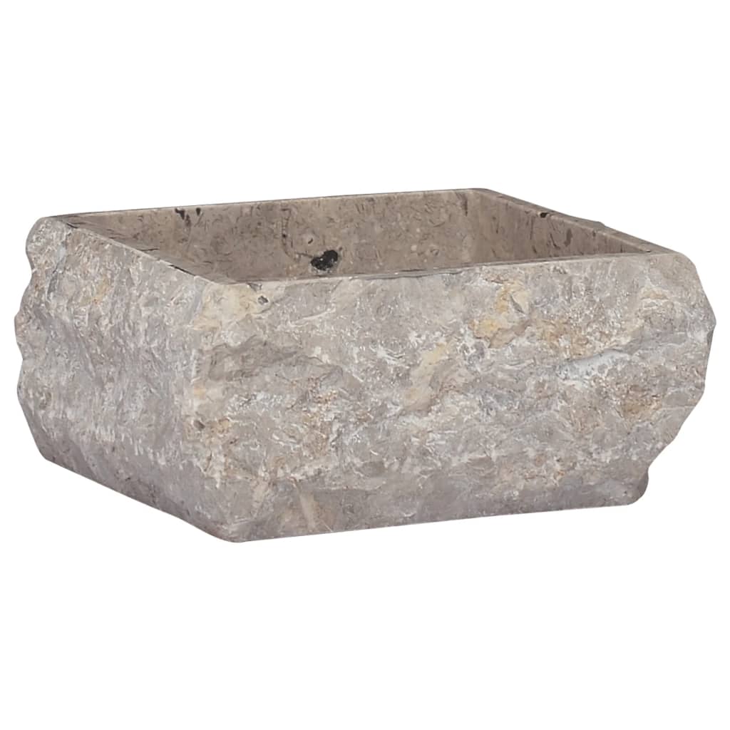 vidaXL Lavabo Mármol 30x30x13 cm Lavamanos Inodoro Baño Cuenca Fregadero Color Gris,  Negro,  Crema y mas