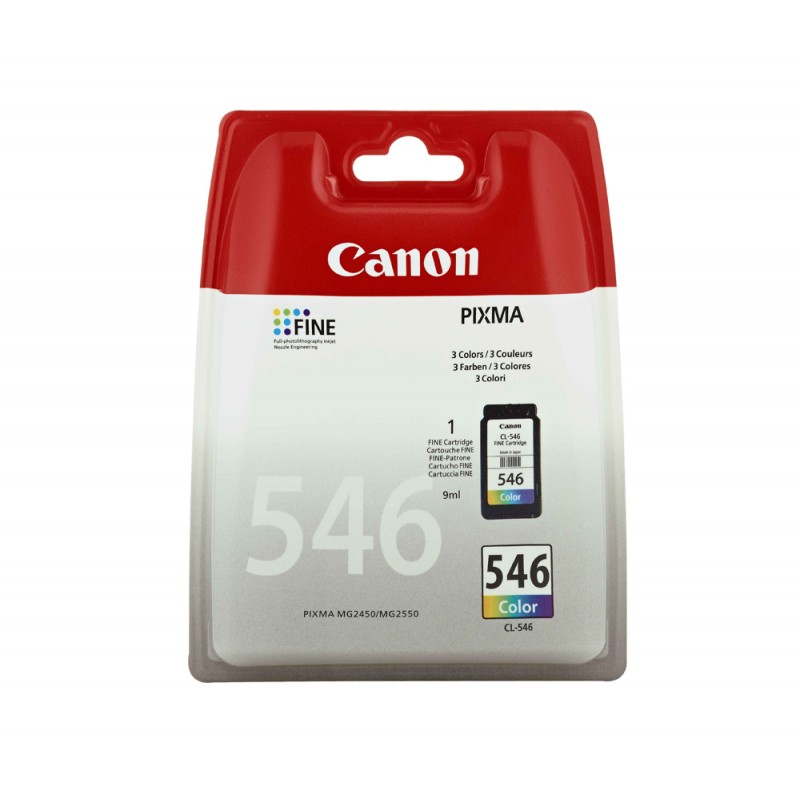 Canon - CL-546 cartucho de tinta 1 pieza(s) Original Cian, Magenta, Amarillo 8289B004
