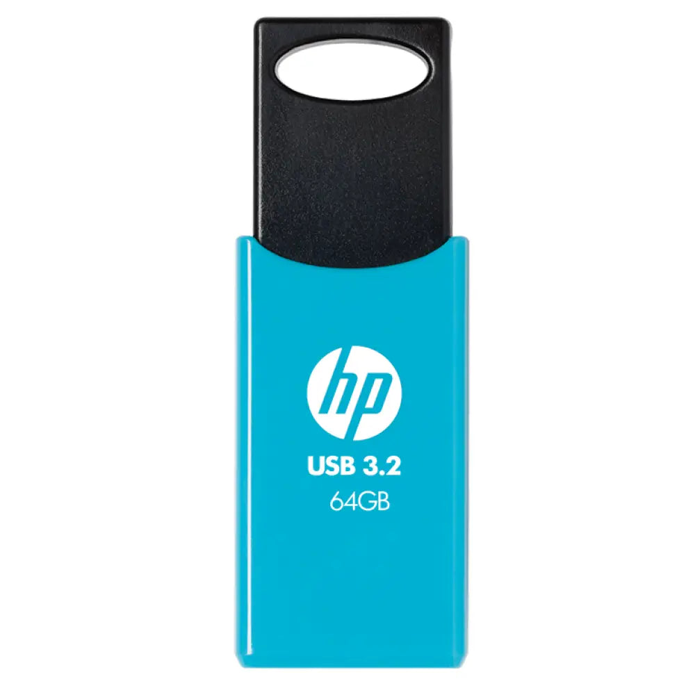 Pen Drive HP 712w 64GB USB 3.2 Gen 1 Tipo A Azul, 120MB/s, Deslizable, Compatible Windows/Mac
