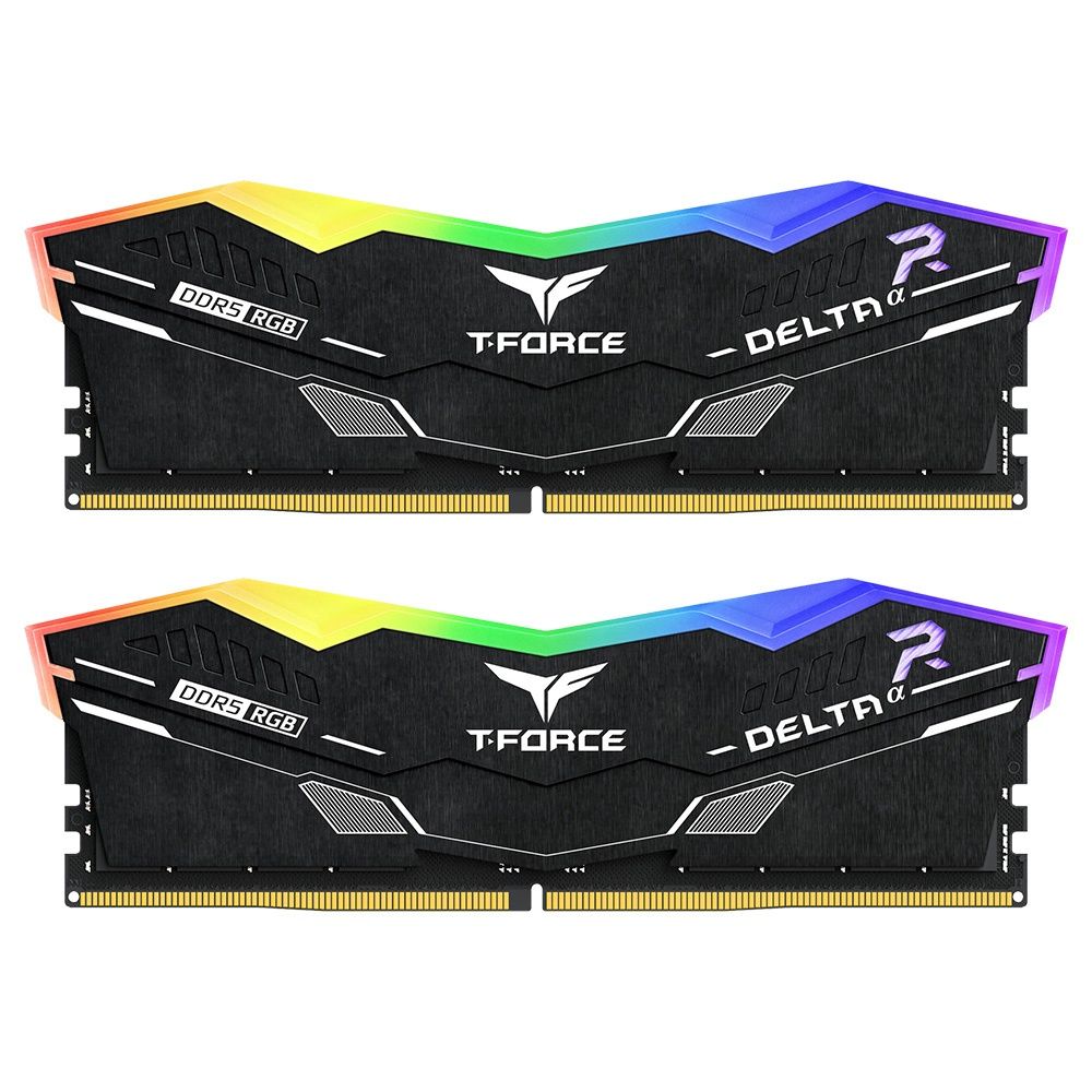 Teamgroup - Memoria RAM DDR5 T-FORCE DELTA RGB 32 GB (2x16 GB) a 6000 MHz con latencia CL30 para AMD Ryzen, compatible EXPO y retroiluminación RGB personalizable