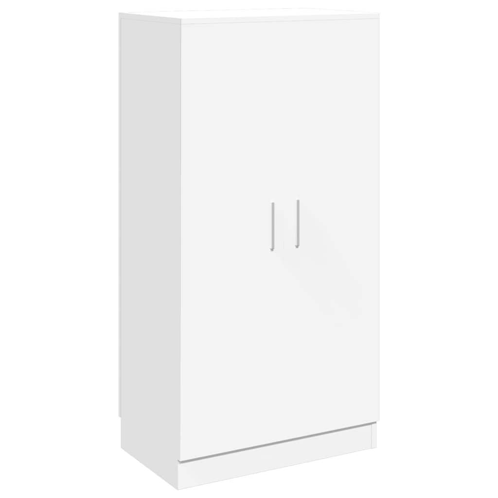 vidaXL Mueble Zapatero 7 Estantes 2 Puertas Estantería Armario Zapatos Color Blanco,  Roble,