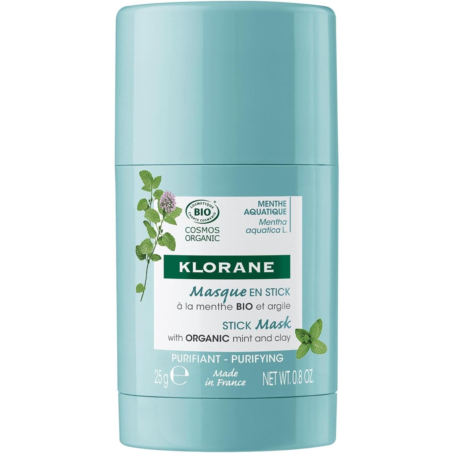 Klorane Mascarilla Menta y Arcilla Stick 25 gr