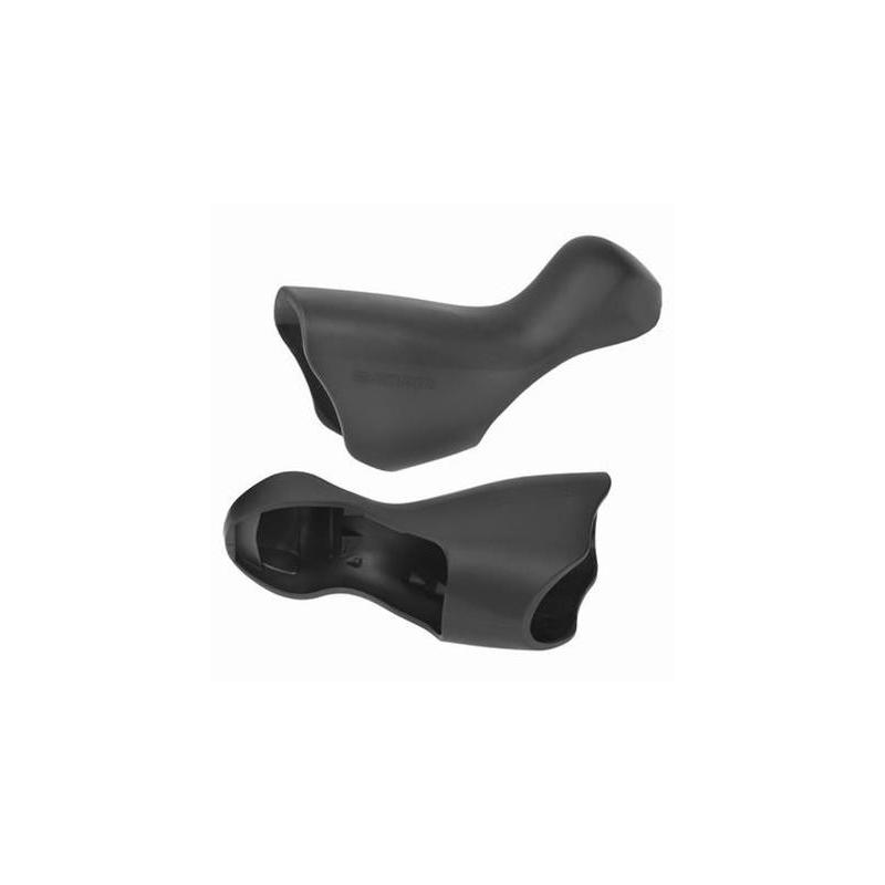 Shimano - Par de cubremanetas de goma para manetas ST-6700 Ultegra, compatibles con sistema de cambio Shimano Ultegra, diseño ergonómico y antideslizante para ciclismo deportivo