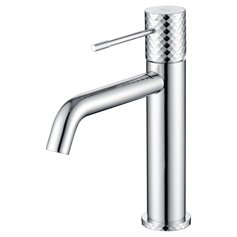 Imex Génova BDG053-1 grifo monomando para lavabo con tecnología Cold Open y acabado en latón cromado