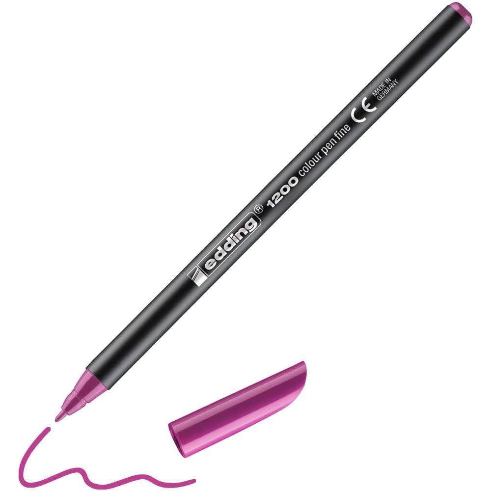 Edding Rotulador Punta de Fibra 1200 Magenta 1 Unidad