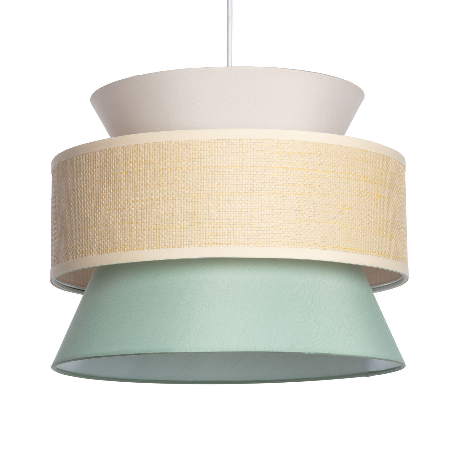 Ledkia Lámpara Colgante Tela Chulu - Diseño Elegante y Acabados de Calidad para Iluminación Versátil en Interiores