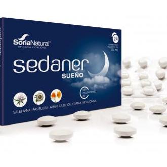 Soria Natural - Sedaner Sueño 24 Caps - Acción Continua - Melatonina