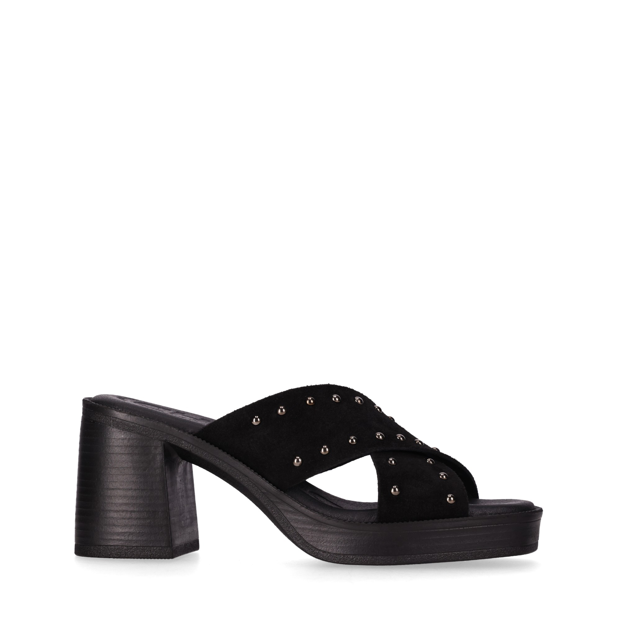 CHIKA10 LEATHER Sandalias Serraje de Mujer Chika10 Leather Tacon alto