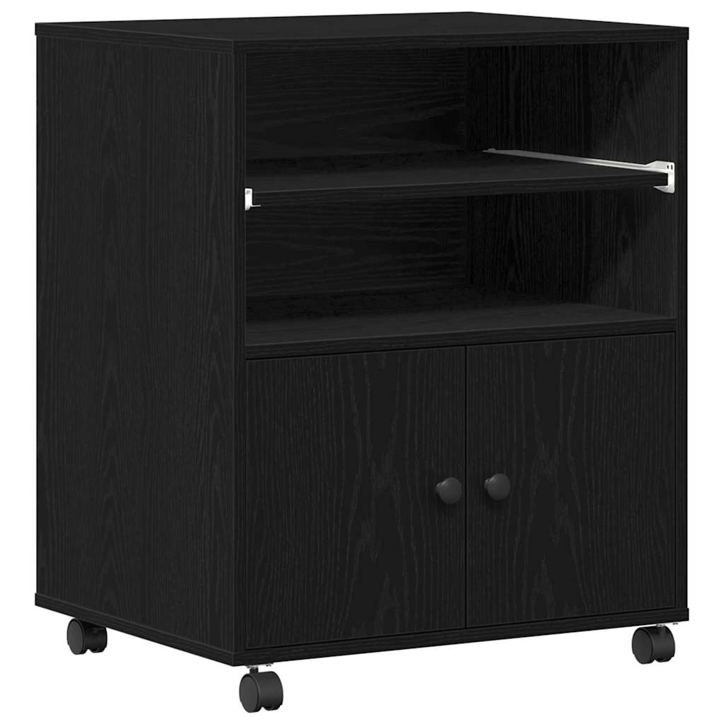 vidaXL Soporte para impresora con ruedas 60x48x74 cm Multicolor