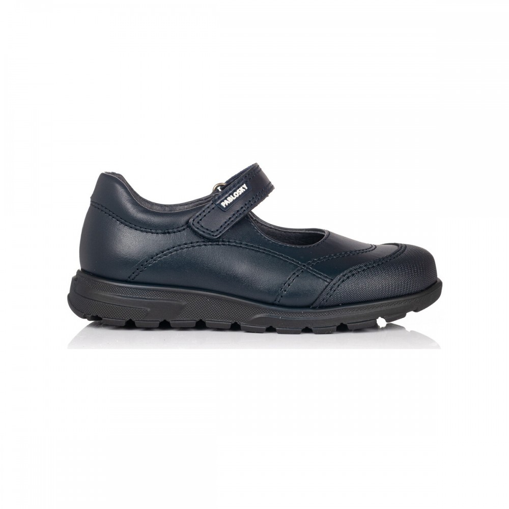 Zapatos colegiales niña PABLOSKY 334220 MERCEDITAS PUNTERA MARINO 17051 XL
