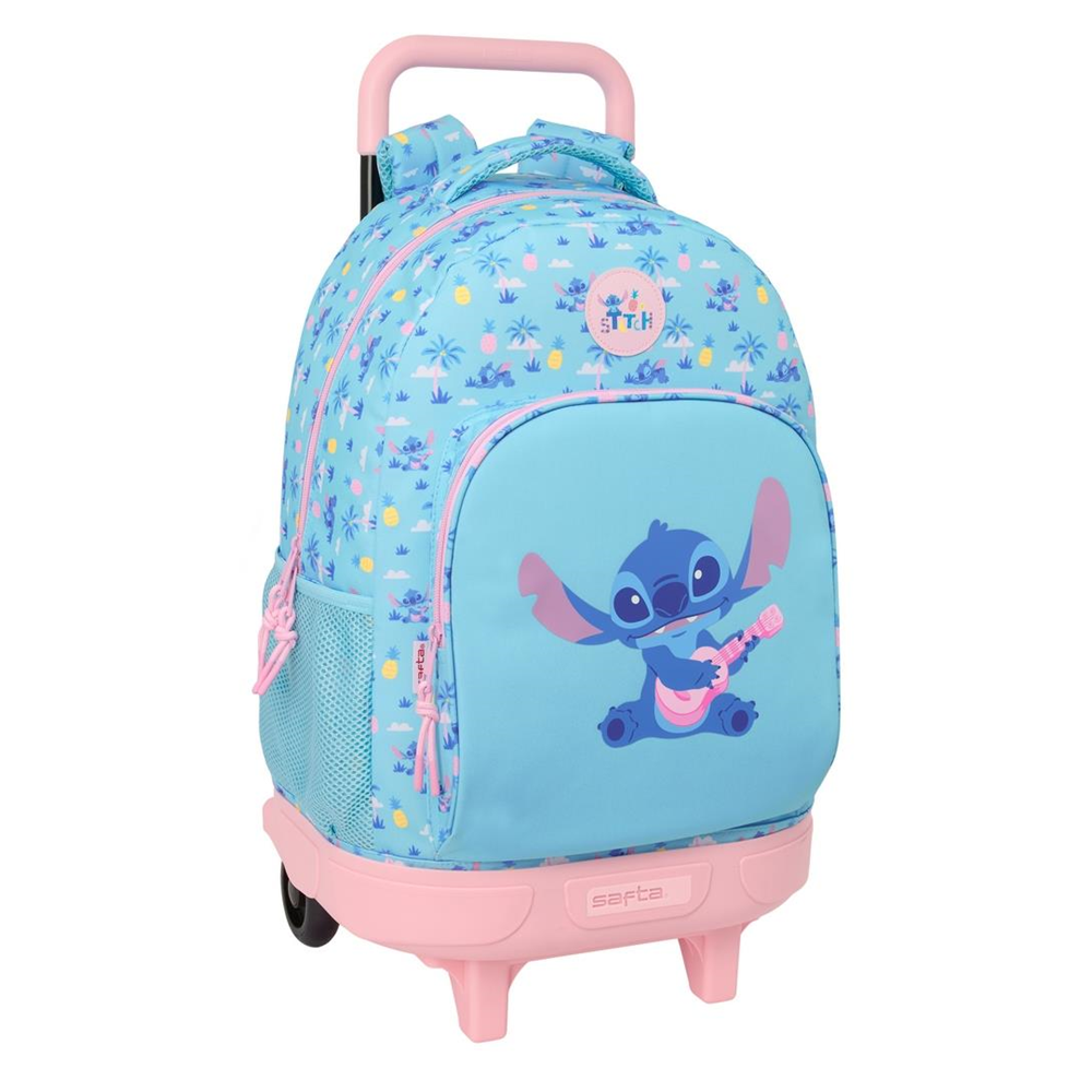 Mochila Stitch Gde. C/Ruedas Compact Extraible 33x45x22Cm (Safta 612688918)