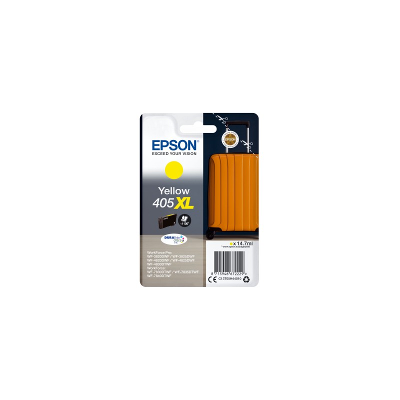 Epson - Singlepack Yellow 405XL DURABrite Ultra Ink C13T05H44010