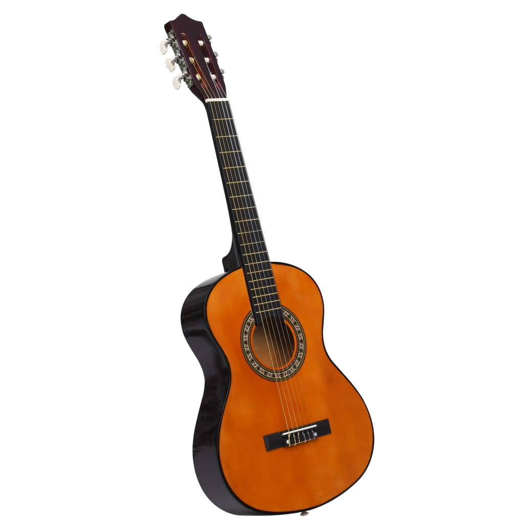 vidaXL Guitarra Clásica para Niños y Principiantes 1/2 34" Instrumento Color Azul,  Negro,  Marrón oscuro y mas