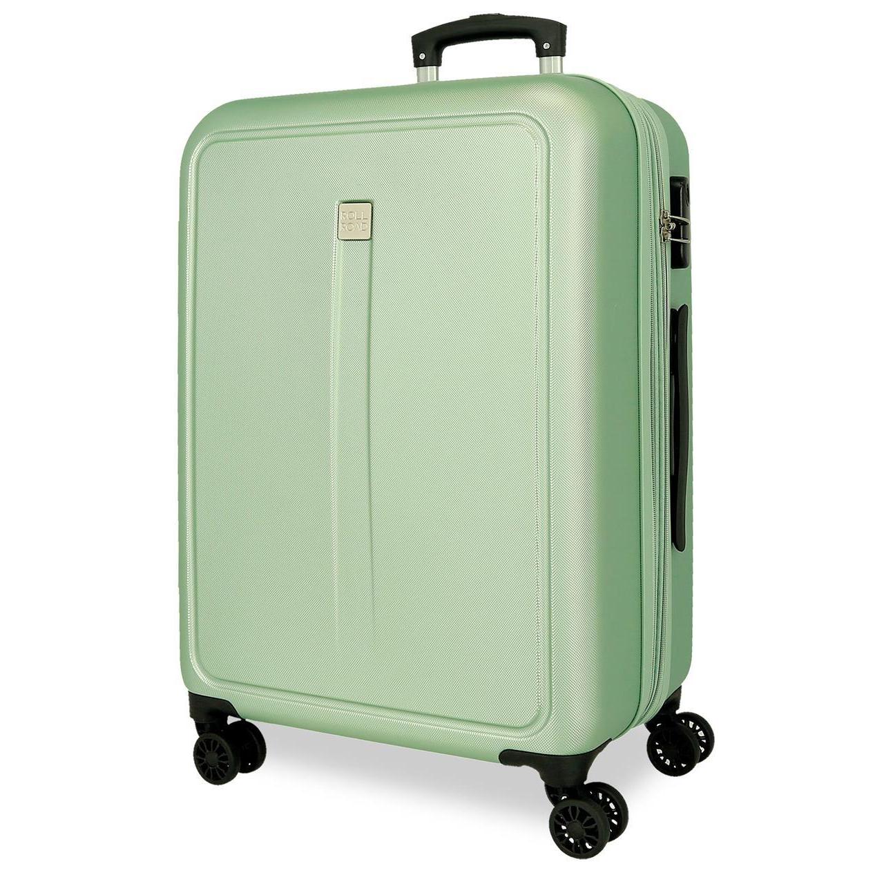 Maleta grande Roll road Camboya verde claro 52x75x30 cm