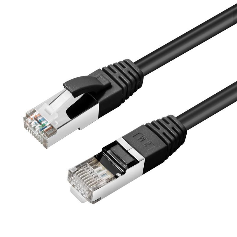 Microconnect Cable de Red CAT6A S/FTP 10m Negro LSZH Alta Velocidad