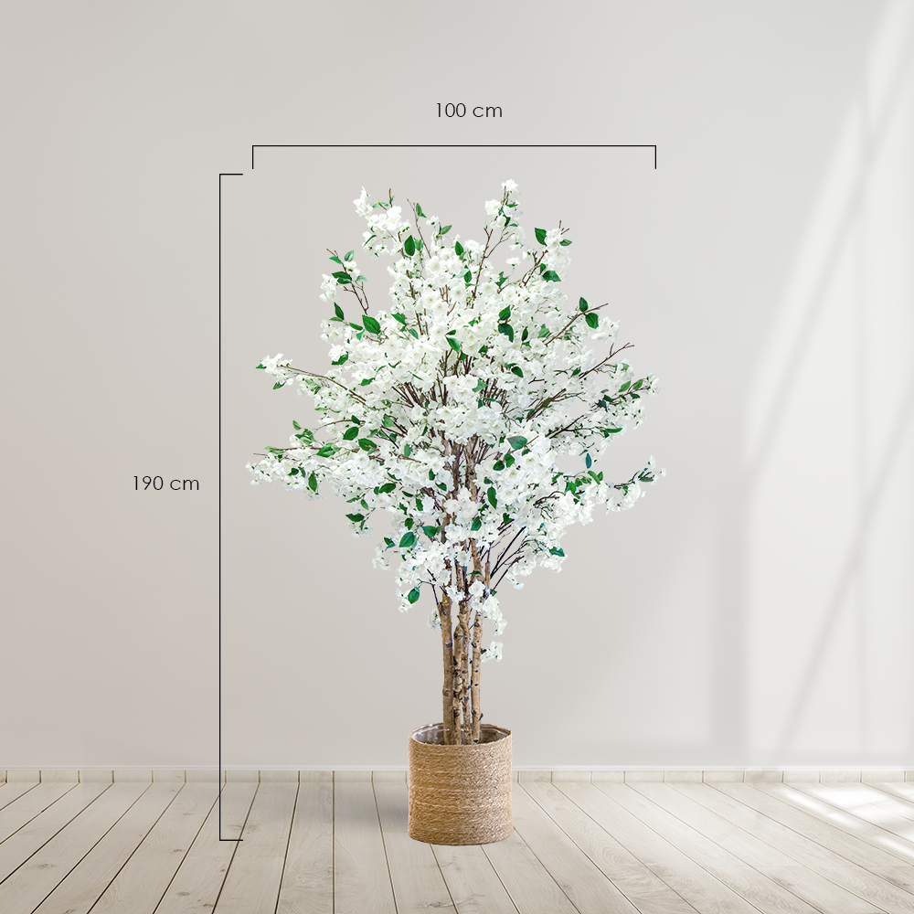 Planta artificial MAIA SHOP Almendro Artificial árbol. Decoración hogar. Decoración oficina, hoteles, eventos, bodas. Disponible en varios tamaños: Altura de 105 cm, 150 cm, 180 cm, 19 cm
