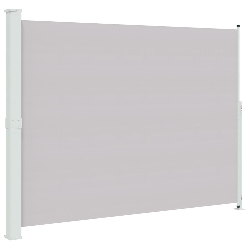vidaXL Toldo lateral retráctil para patio gris 220x300 cm