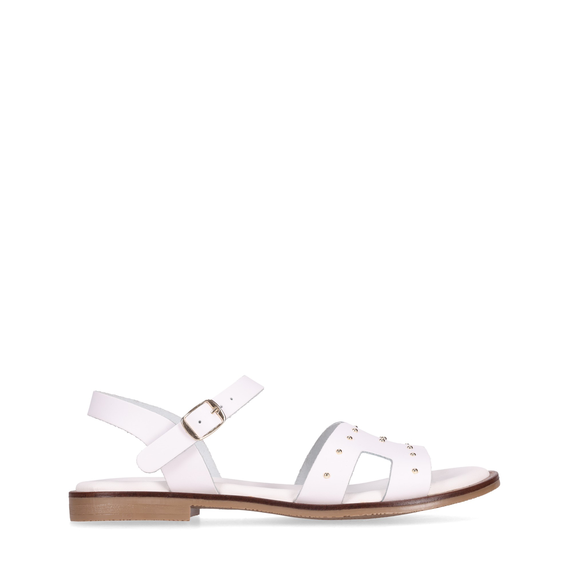 Chika10 Leather MOCHIMA 03 Sandalias Planas Blanco/White
