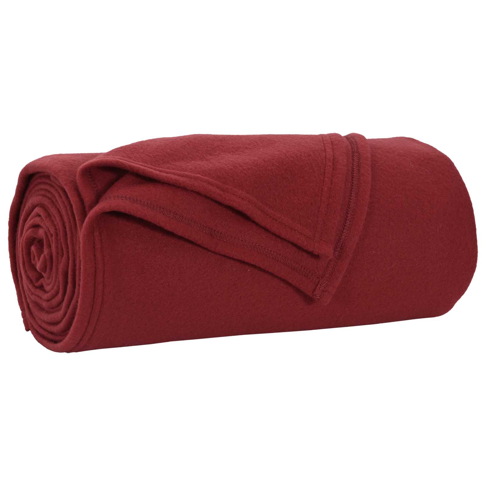 vidaXL Mantitas de Sofá 24 pcs Rojo Burdeos 170 x 130 cm Lana