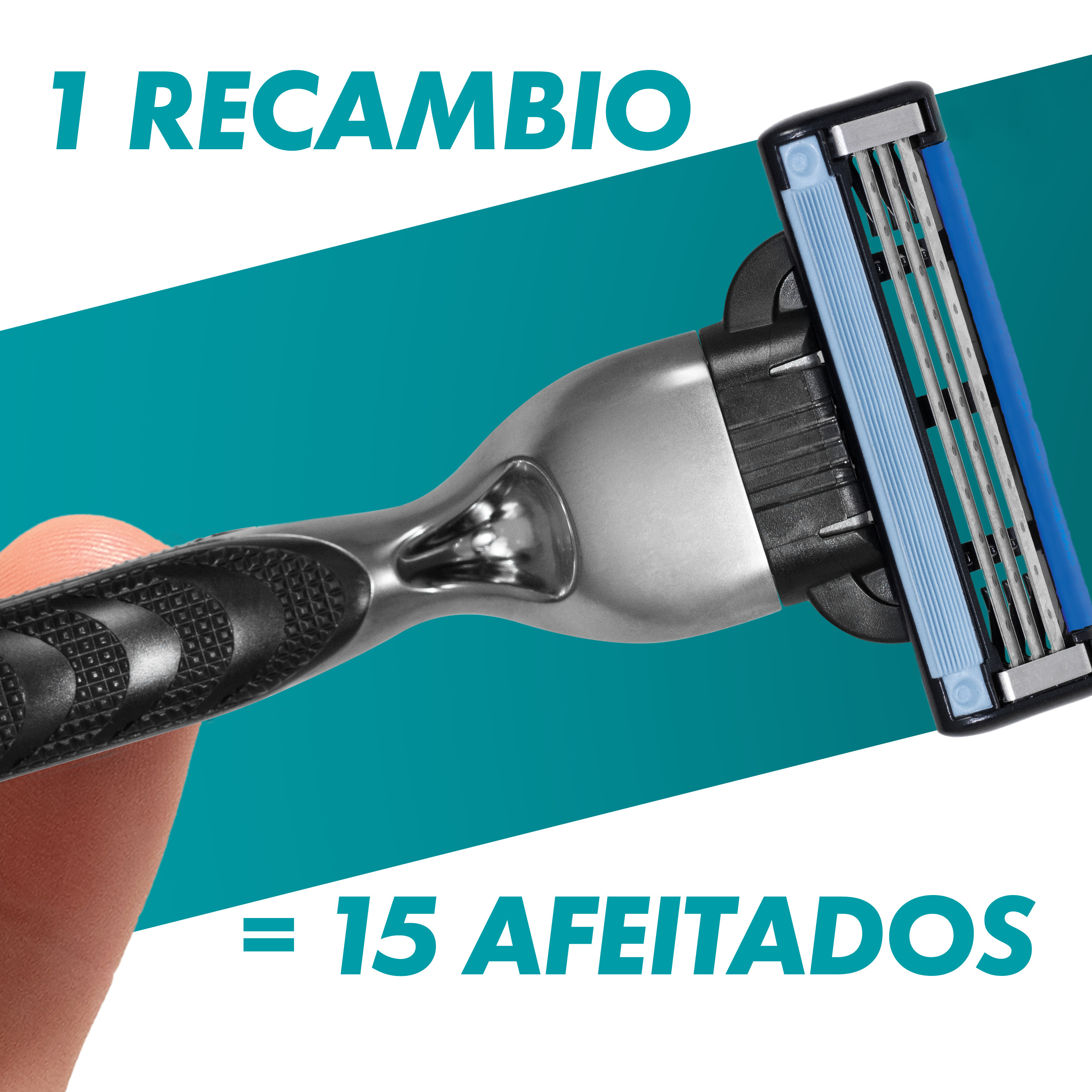 Gillette Mach3 Recambio Para Maquinillas De Afeitar Para Hombre De 3 Hojas - 4 / 8 / 12 Recambios Para Máquina de Afeitar Guillete Match 3