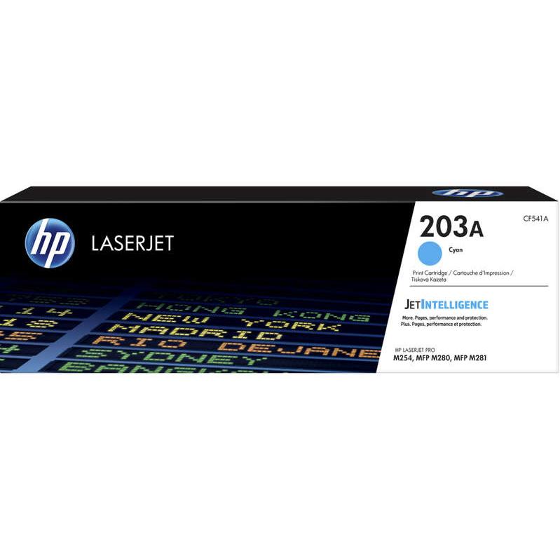 Hp cf541a cyan cartucho de toner original - 203a