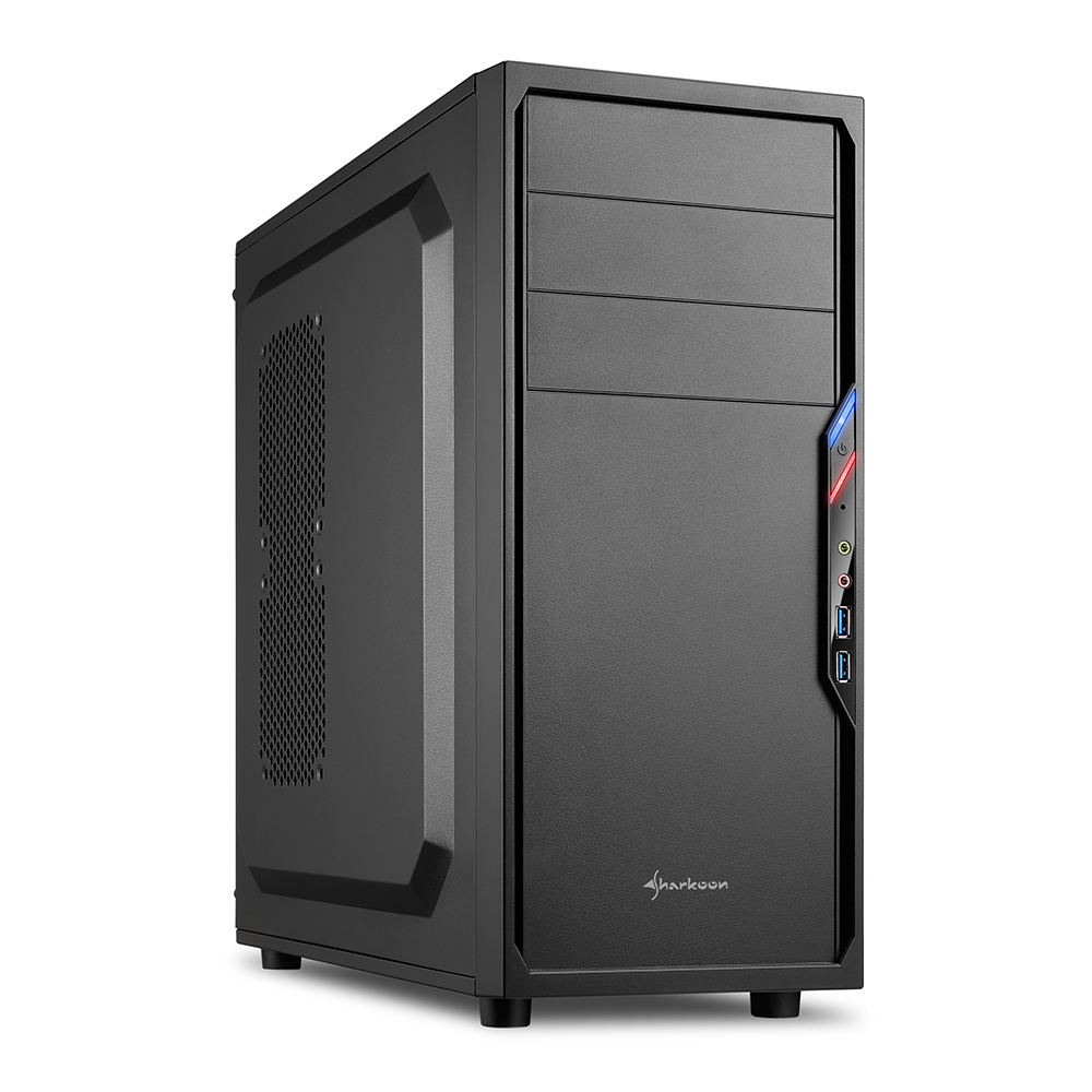 Sharkoon VS4-V Midi-Tower Black 4044951016037