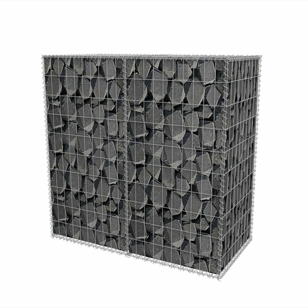 Vidaxl - Cesta de Muro de Gaviones de Acero Galvanizado - 200 X 30 X 100 Cm