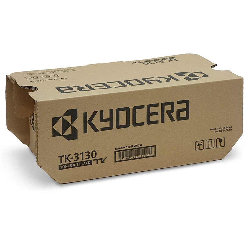 Kyocera Original TK-3130 Toner negro 25,000 páginas (1T02LV0NL0) para M3550, M3560, FS-4200, 4300