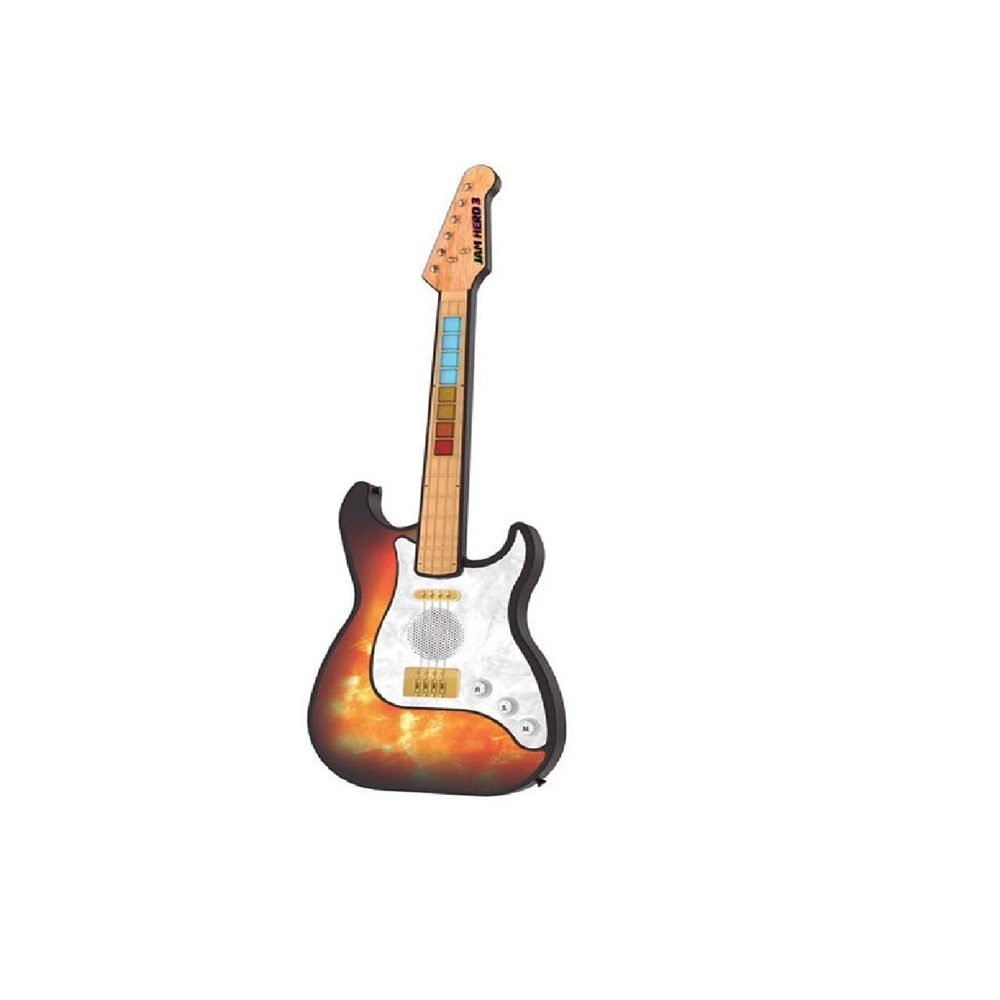 Guitarra eléctrica electrónica y altavoz (iDance JAMHERO3)