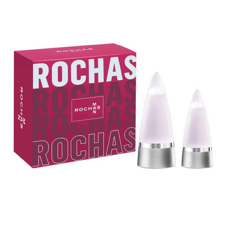 ROCHAS man eau eau de toilette 100ml cofre 2 piezas