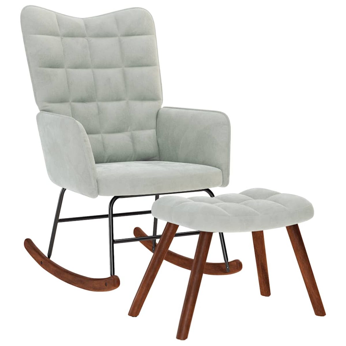 Mecedora Margot Mece con reposapiés 98x61x78 cm