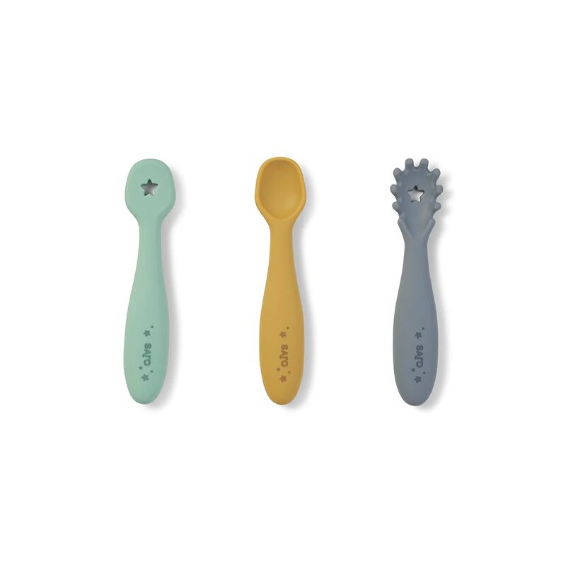 Saro Set De 3 Pre Cucharas Silicona